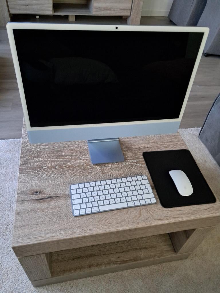 iMac M4 10-core, RAM 16GB, 256GB SSD, 24-inch 4.5K Retina, Computers en Software, Ophalen, Zo goed als nieuw, IMac