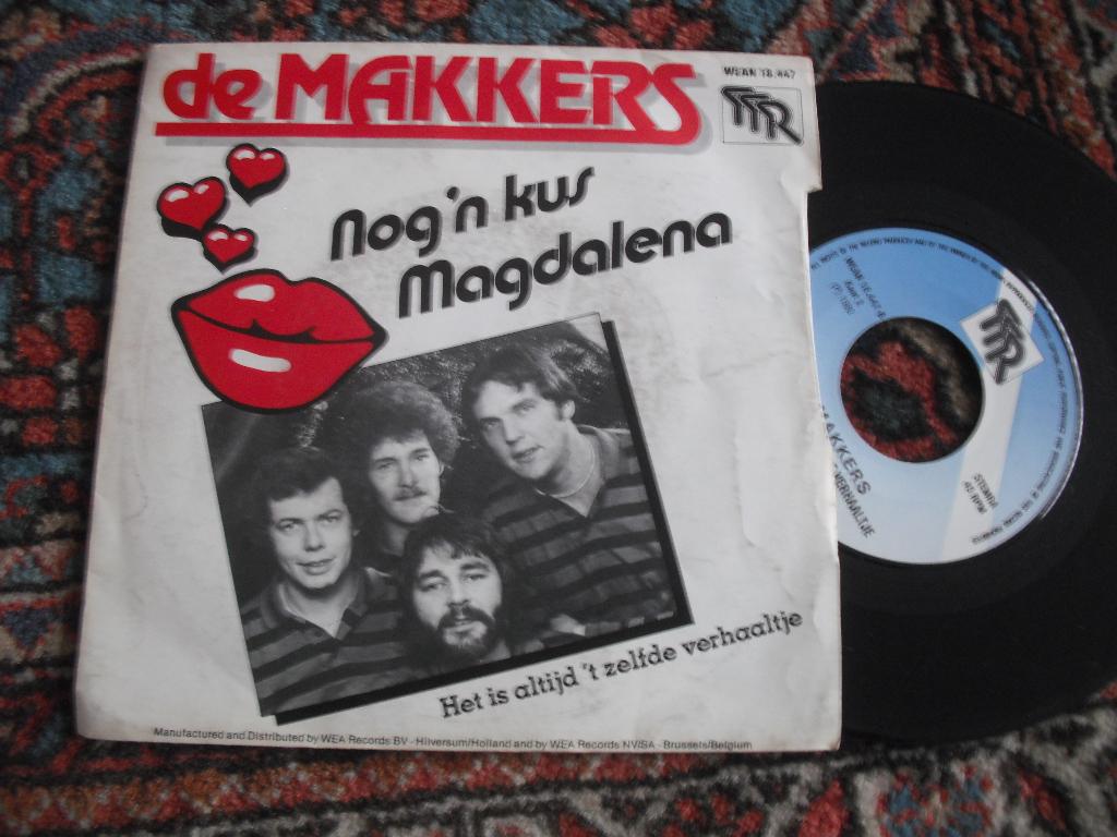 De Makkers - Nog 'n kus Magdalena (rb10), Ophalen of Verzenden, Zo goed als nieuw, 12 inch, Levenslied of Smartlap