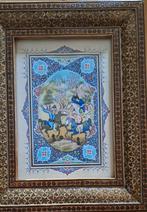 Perzisch miniatuur van jachtpartij, Ophalen of Verzenden