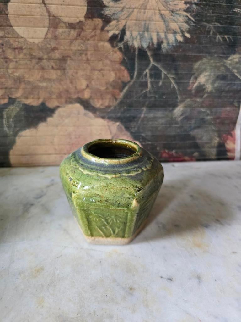 Gemberpot groen nr3, Antiek en Kunst, Curiosa en Brocante, Ophalen of Verzenden