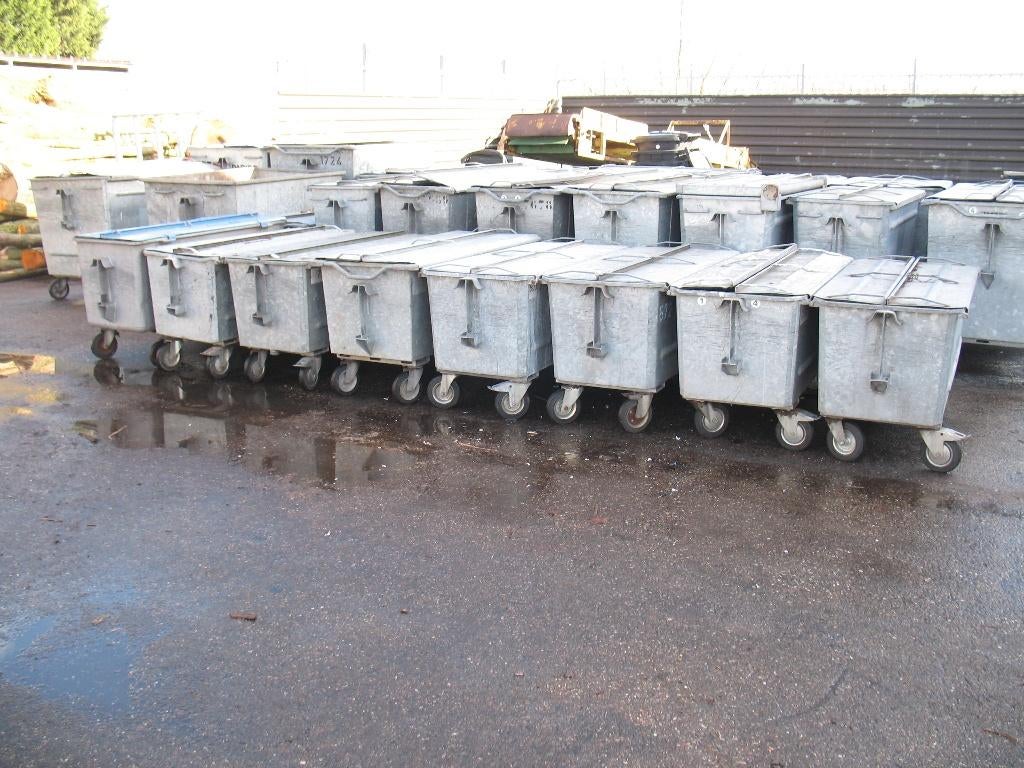 AANBIEDING Stalen container 1300L - scherp geprijsd!, Ophalen, Gebruikt, 40 liter of meer, Metaal