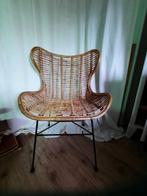 Rotan relaxstoel, Ophalen, Bruin, Koloniaal, Riet of Rotan