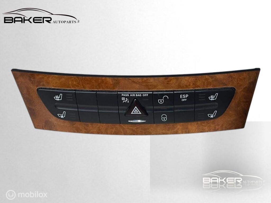 Stoelverwarmingsschakelaar Mercedes E-klasse W211 S211, Gebruikt, Mercedes-Benz, Ophalen of Verzenden, Mercedes-Benz