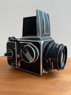 Hasselblad 500CM + A12 6x6 Film Back Magazine + 80mm Lens, Ophalen of Verzenden, Gebruikt