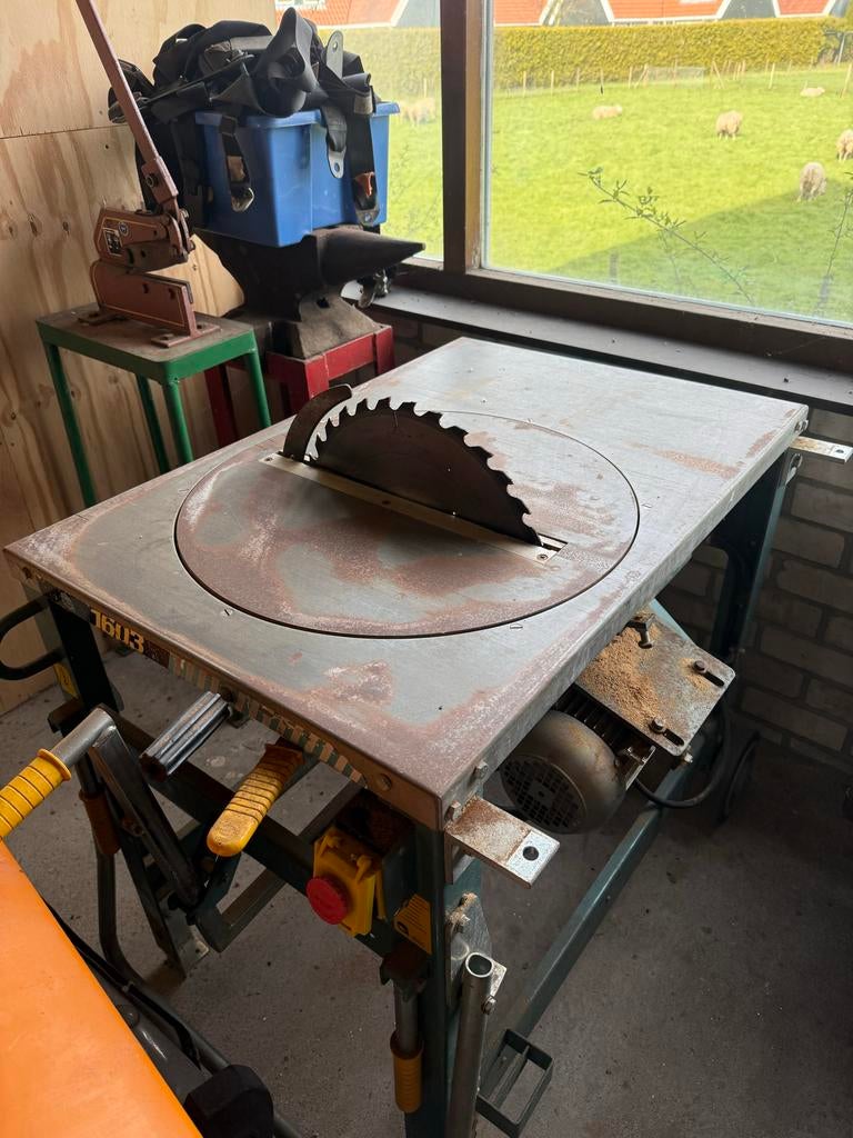 Gjerde 1603 tafelzaag bouwzaag zaagtafel. Koopje Super ding, Doe-het-zelf en Verbouw, Gereedschap | Zaagmachines, Ophalen, Gebruikt