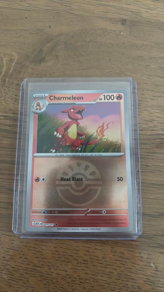 Charmeleon 021/217 Reverse Ball Nm, Ophalen of Verzenden, Nieuw, Losse kaart