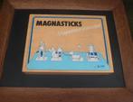 Magnasticks bouwdoos kist met magneten en metalen onderdelen, Antiek en Kunst, Antiek | Speelgoed, Ophalen of Verzenden