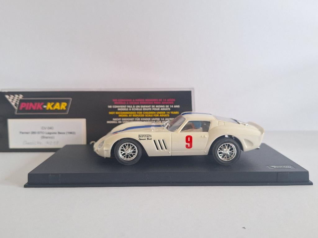 Pink Kar Ferrari 250 Gto Laguna Seca 1963 CV040, Overige merken, Racebaan, Ophalen of Verzenden, Pink kar