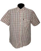 Paul Stuart geruit overhemd, shirt, korte mouw, Mt. M, Overige kleuren, Verzenden, Halswijdte 39/40 (M), Zo goed als nieuw