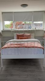 Ikea Leirvik 140x200, Ophalen, Wit, Tweepersoons, 140 cm