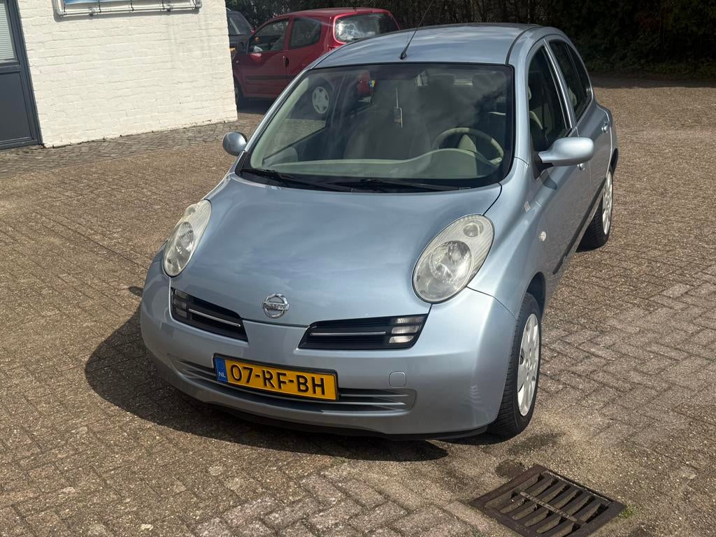 Nissan Micra 1.2 59KW 5DR 2005 Blauw, Auto's, Voorwielaandrijving, 40 €/maand, 4 cilinders, Blauw