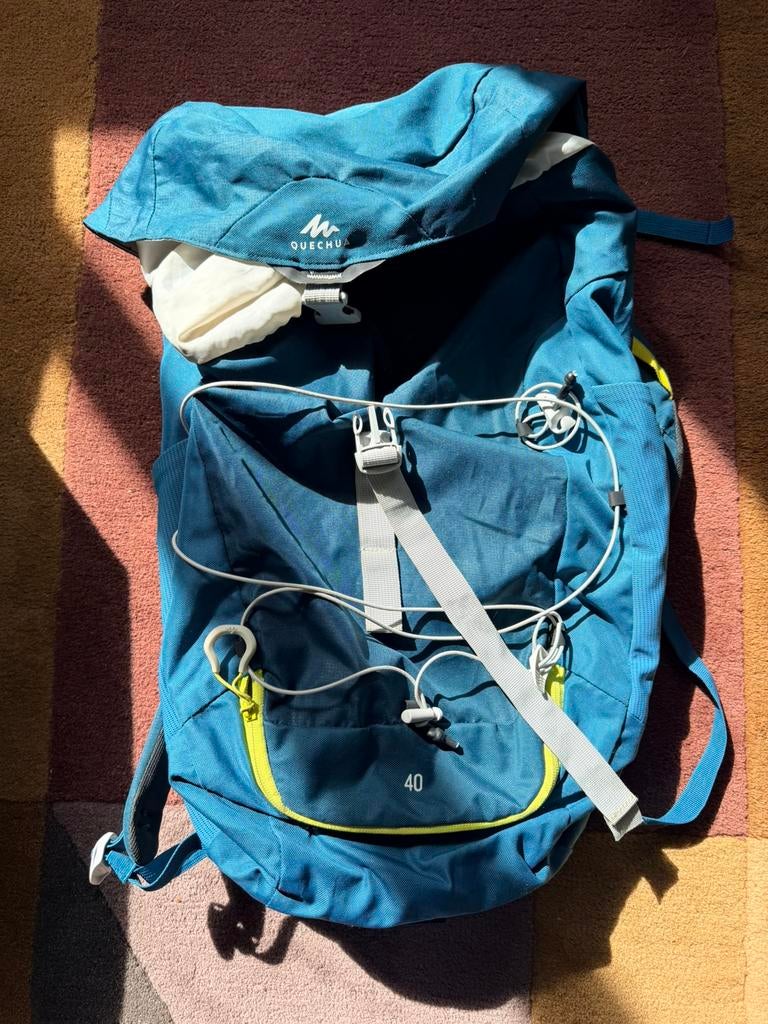 Quechua - 40L hike backpack, Overige merken, 40 cm of meer, Ophalen of Verzenden, Zo goed als nieuw