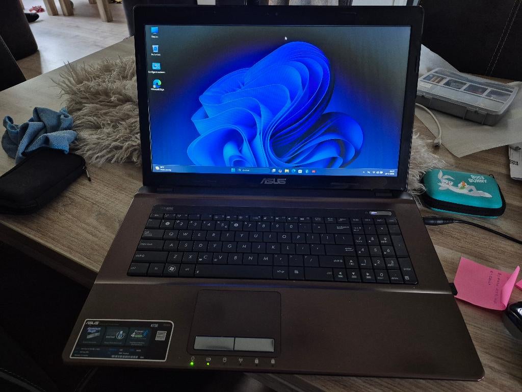 asus 17 inch, Ophalen, Gebruikt, Met videokaart, Qwerty
