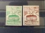 Sluitzegels MB Melkbrood #2, Ophalen of Verzenden, Na 1940, Gestempeld