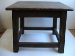 2 bijzettafeltjes, Minder dan 55 cm, Gebruikt, Rechthoekig, Hout