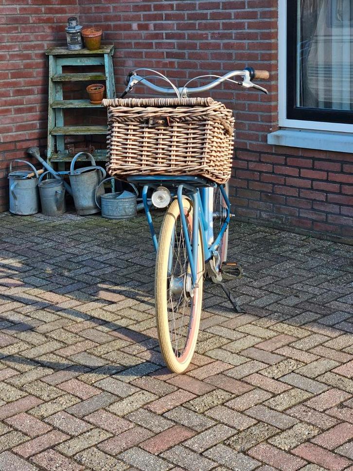 Gazelle Miss Grace damesfiets met mand, Fietsen en Brommers, Fietsen | Dames | Damesfietsen, Zo goed als nieuw, Gazelle, Versnellingen