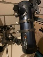 Celestron AstroMaster 114 telescoop, 80 tot 200 mm, Met statief, Zo goed als nieuw, Spiegeltelescoop (reflector)