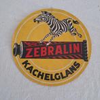 Dubbelzijdig reclamebord kachelglans brasso zebralin, Ophalen of Verzenden