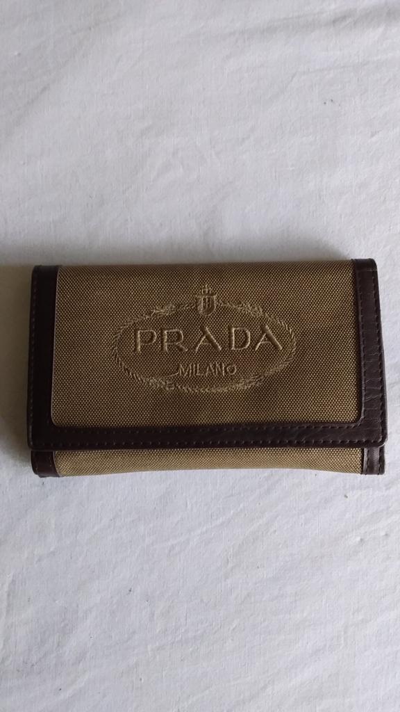 Prada portemonnee Milano Italy bruin leer nwst ongebruikt, Ophalen of Verzenden, Nieuw, Bruin, Leer