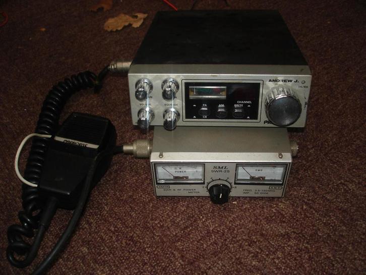 CB-President Andrew J. 40 kanalen& SML swr-25 & rf, Telecommunicatie, Zenders en Ontvangers, Gebruikt, Zender en Ontvanger, Ophalen