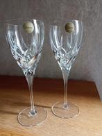 2 kristallen rode wijnglazen Toscane 21 cm, Antiek en Kunst, Antiek | Glas en Kristal, Ophalen of Verzenden