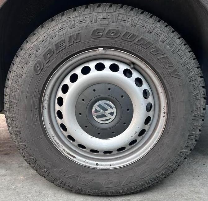 4x4 allterrain velgenset met banden 16inch transporter t5 t6, Ophalen, Bestelwagen, 16 inch, 205 mm