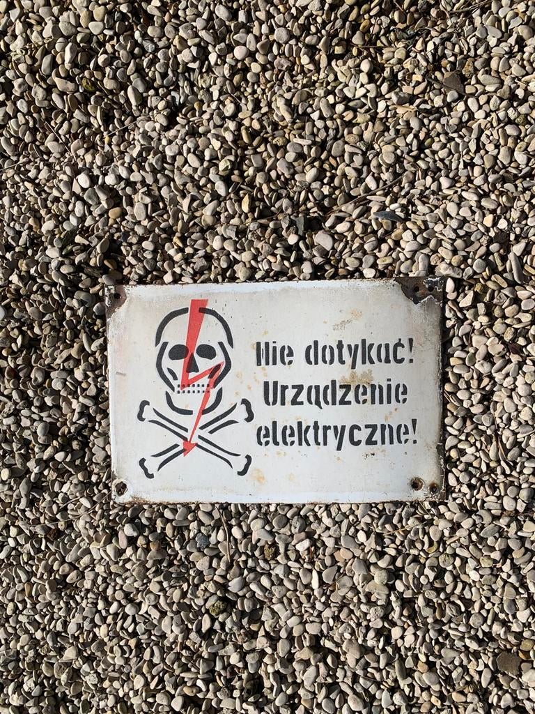 Emaille reclame bord, Ophalen of Verzenden, Gebruikt, Reclamebord