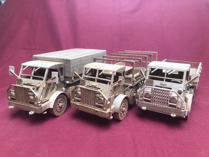 DAF YA 328 Artillerietrekker Legervoertuig Schaal 1 : 25, Verzamelen, Militaria | Algemeen, Landmacht, Miniatuur of Beeldje, Nederland