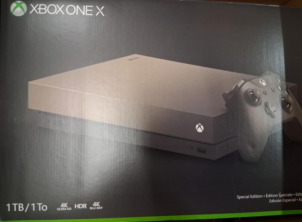 Xbox One X Gold Rush Special Edition + Lunar Shift + games, Avontuur en Actie, 2 spelers, Ophalen of Verzenden, Zo goed als nieuw