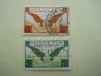 Zwitserland 1929 Luftpost Geflugelter Brief Mi233X-234X gest, Postzegels en Munten, Ophalen of Verzenden, Gestempeld
