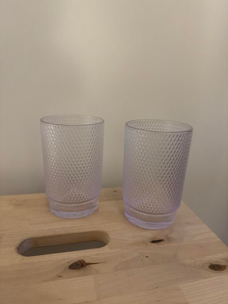 Mooie Moods waterglazen / drinkglazen van sterk kunststof, Huis en Inrichting, Keuken | Servies, Nieuw, Ophalen of Verzenden, Overige stijlen