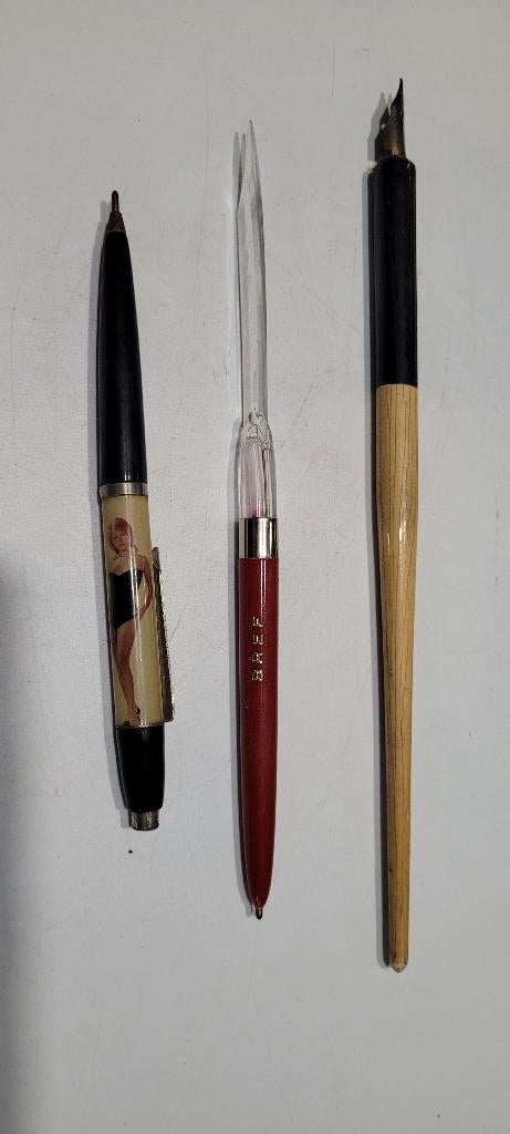 lot oude pennen (26iv282/4), Verzamelen, Pennenverzamelingen, Ophalen of Verzenden, Gebruikt, Balpen, Overige merken