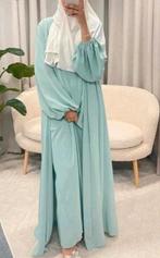 Abaya set mint blue nieuw XL ( 42), Kleding | Dames, Ophalen of Verzenden