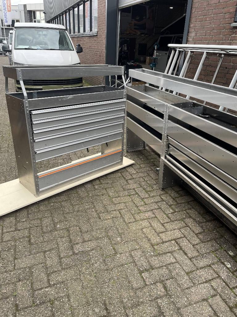 Finnerup set bedrijfswageninrichting L+R compleet, Auto diversen, Auto-accessoires, Gebruikt, Ophalen