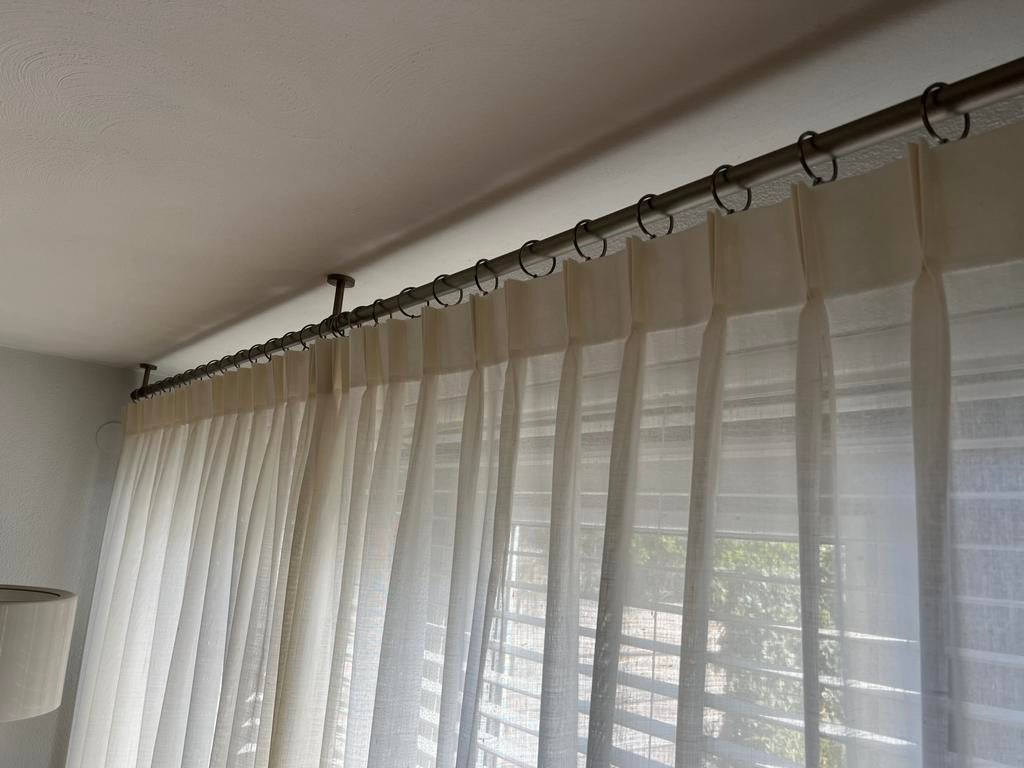 Gordijnroede 2 x, Ophalen of Verzenden, Gebruikt