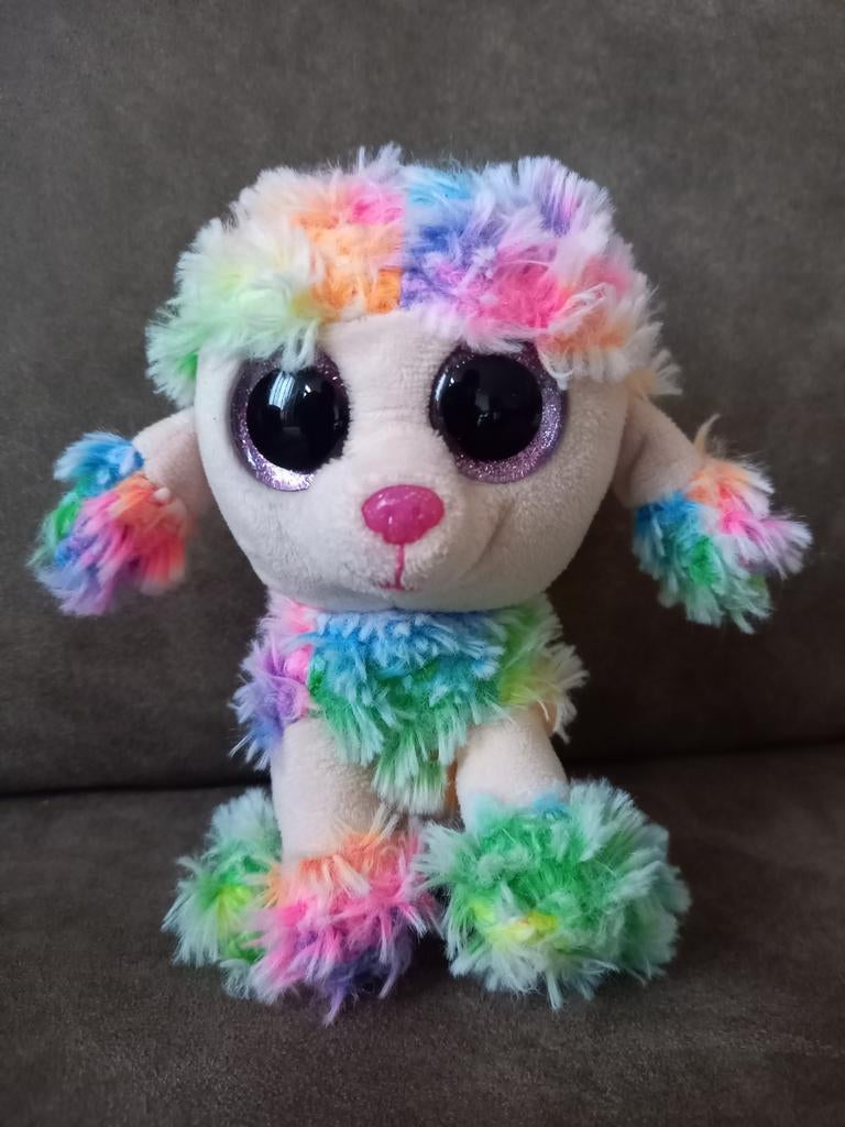 Ty Beanie - Rainbow poedel, Ophalen of Verzenden, Gebruikt