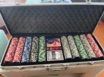 Complete Pokerset in Aluminium Koffer - Zo Goed als Nieuw, Drie of vier spelers, Ophalen, Zo goed als nieuw