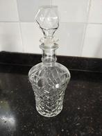 Decoratieve Glazen Karaf met Diamantpatroon, Ophalen of Verzenden