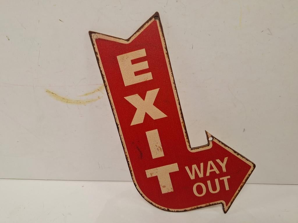 Man cave bord gratis verzending lees advertentie, Ophalen of Verzenden, Zo goed als nieuw