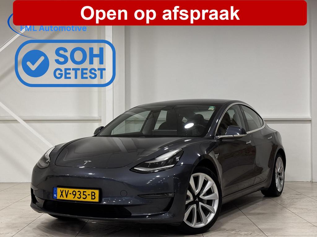 Tesla Model 3 Long Range AWD 75 kWh | 19 inch Lichtmetalen v, Auto's, Tesla, Automaat, Stof, Verwarming stoelen achter, Origineel Nederlands