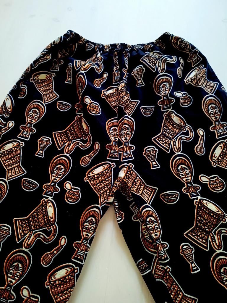 Afrikaanse broek, maat 38 / 44, Kleding | Dames, Ophalen of Verzenden, Zo goed als nieuw, Zwart, Lang