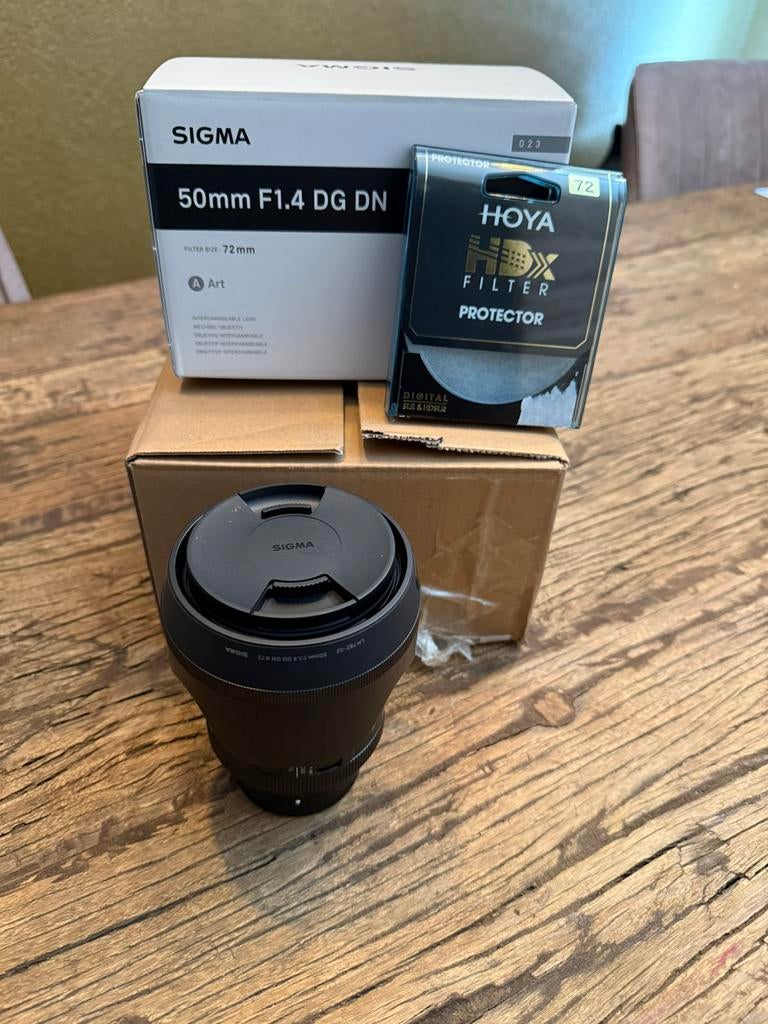 Sigma art 1.4 50mm DG/DN voor Sony, Audio, Tv en Foto, Fotografie | Lenzen en Objectieven, Ophalen of Verzenden, Zo goed als nieuw