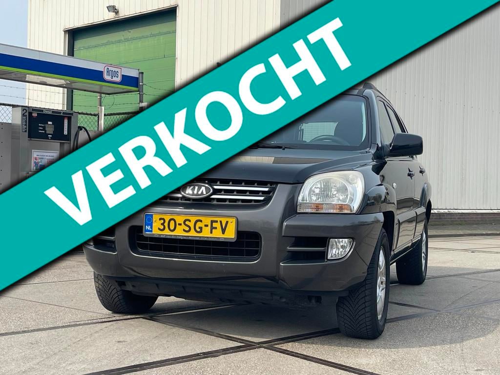 Kia Sportage 2.7 V6 Adventure 4WD Automaat Trekhaak Apk, Auto's, Kia, Bedrijf, Te koop, Sportage, 4x4, ABS, Airbags, Airconditioning