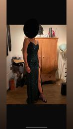 Mooie groene galajurk speciaal voor langere dames, Kleding | Dames, Gelegenheidskleding, Galajurk, Ophalen of Verzenden, Zo goed als nieuw