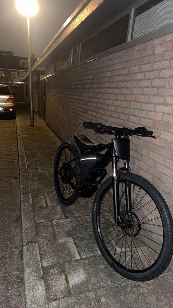 Custom mountainbike 52v 1500w, Fietsen en Brommers, Elektrische fietsen, Overige merken, Gebruikt, Ophalen of Verzenden, 51 tot 55 cm