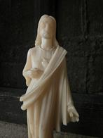 Albasten Heilig Hart Jezus beeld - 26cm hoog, Ophalen