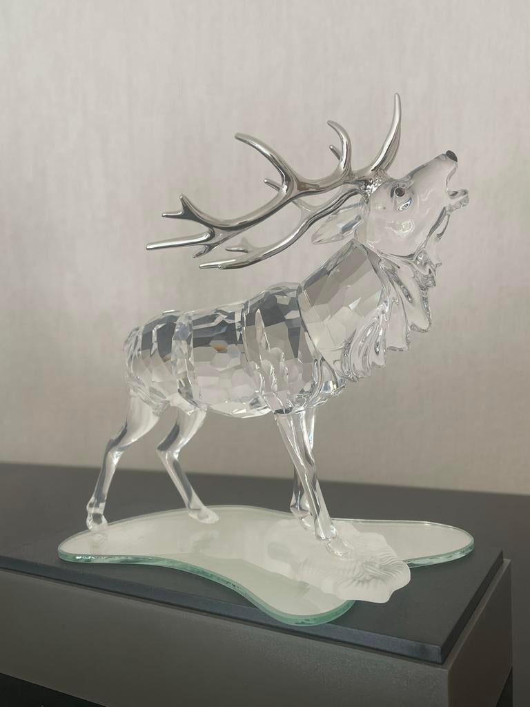 Swarovski Kristallen Hert - Prachtig Decoratief Figuur, Verzamelen, Ophalen, Zo goed als nieuw, Figuurtje