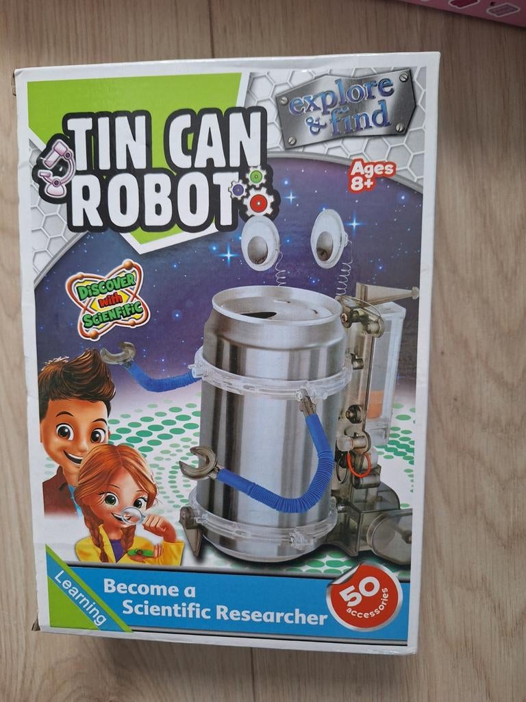 Nieuw Tin Can Robot - Bouwpakket voor kinderen, Ophalen of Verzenden, Nieuw, Bouwen