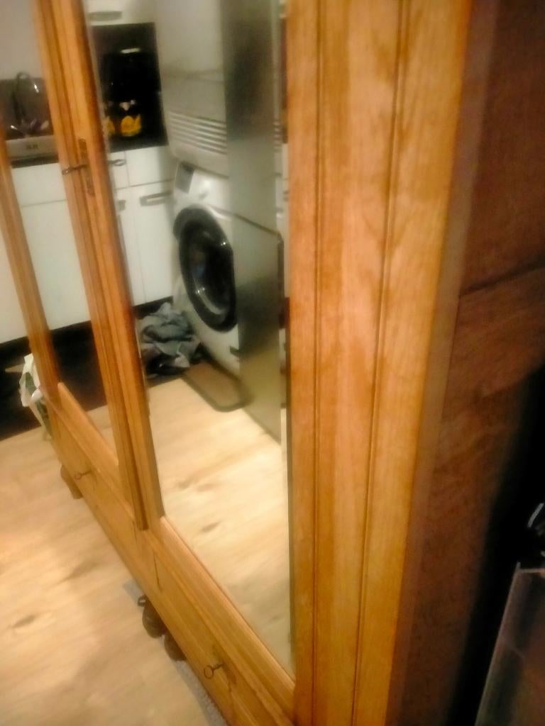 Kledingkast, Huis en Inrichting, Glas, Gebruikt, 100 tot 150 cm, 200 cm of meer