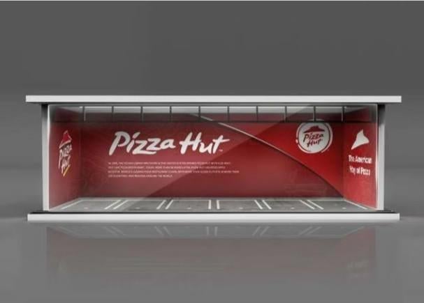 Parking Garage "Pizza Hut" met verlichting Black Box 1:64, Hobby en Vrije tijd, Christian@diecastcompany.nl, 1:50 of kleiner, Diecast Company